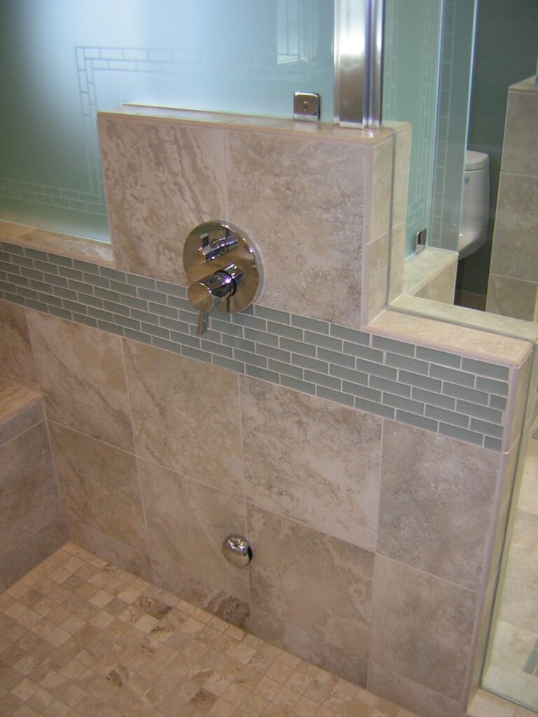 1c18. master bath shower and steemroom note interplay between glass, shower valve, steam head and tile design copy